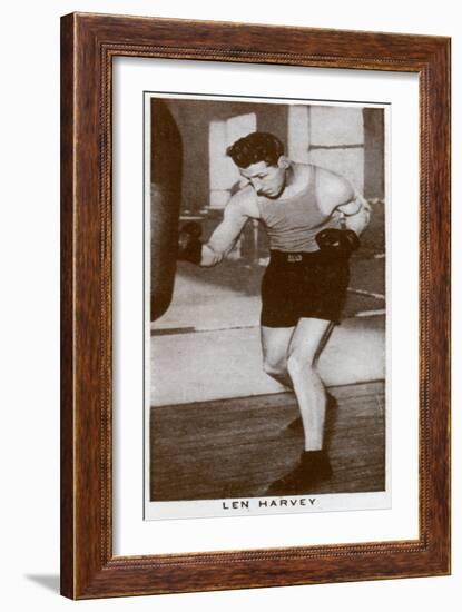 Len Harvey, British Boxer, 1938-null-Framed Giclee Print