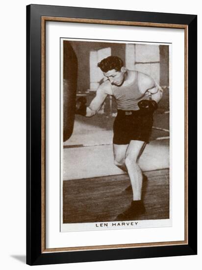 Len Harvey, British Boxer, 1938-null-Framed Giclee Print