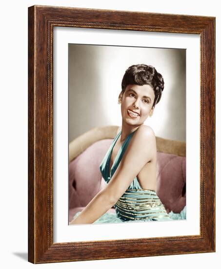 Lena Horne, MGM portrait, ca. 1940s-null-Framed Photo