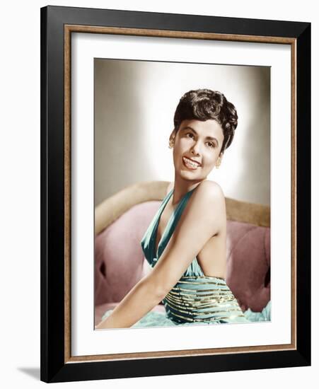 Lena Horne, MGM portrait, ca. 1940s-null-Framed Photo