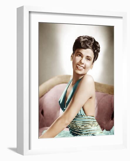 Lena Horne, MGM portrait, ca. 1940s-null-Framed Photo