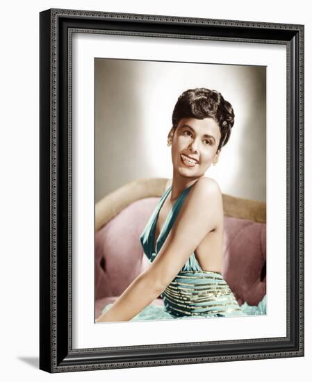 Lena Horne, MGM portrait, ca. 1940s-null-Framed Photo