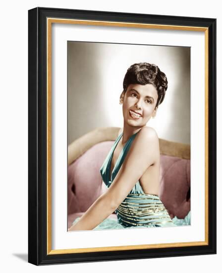 Lena Horne, MGM portrait, ca. 1940s-null-Framed Photo