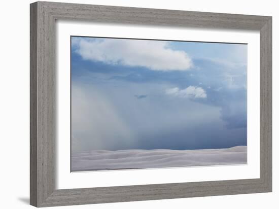 Lencois Maranhenses National Park and Sand Dunes on a Stormy Afternoon-Alex Saberi-Framed Photographic Print