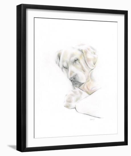 Leni The Labrador-Kellas Campbell-Framed Giclee Print
