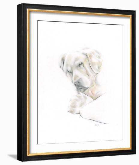 Leni The Labrador-Kellas Campbell-Framed Giclee Print