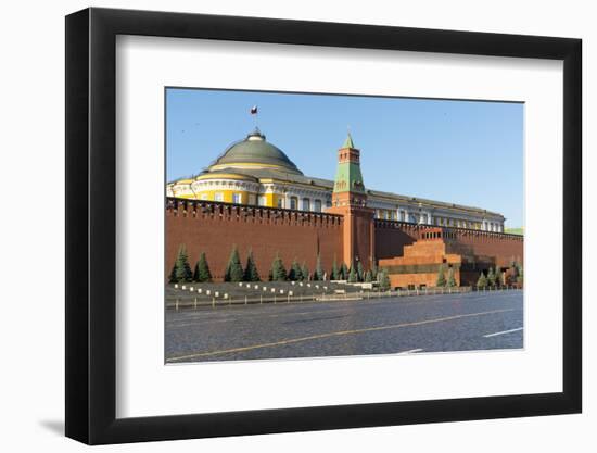 Lenin's Tomb and the Kremlin Walls, Red Square, UNESCO World Heritage Site, Moscow, Russia, Europe-Miles Ertman-Framed Photographic Print