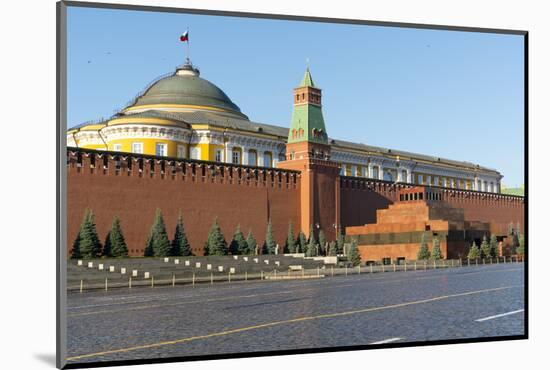 Lenin's Tomb and the Kremlin Walls, Red Square, UNESCO World Heritage Site, Moscow, Russia, Europe-Miles Ertman-Mounted Photographic Print