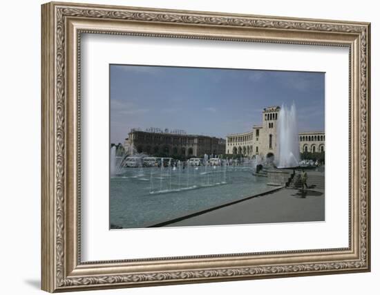 Lenin Square, Erevan, Armenia, Caucasus, Central Asia-Sybil Sassoon-Framed Photographic Print