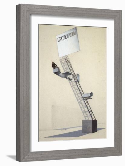 Lenin Tribune-El Lissitzky-Framed Giclee Print