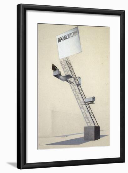 Lenin Tribune-El Lissitzky-Framed Giclee Print