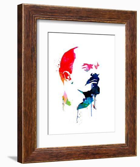 Lenin Watercolor-Lora Feldman-Framed Art Print