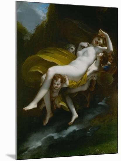 Lenlevement de Psyche-The abduction of Psyche, 1808-Pierre Paul Prud'hon-Mounted Giclee Print