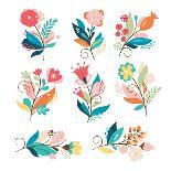 Seamless Floral Pattern-lenlis-Art Print