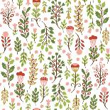 Seamless Floral Pattern-lenlis-Art Print