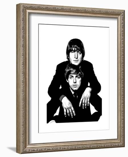 Lennon and McCartney-Emily Gray-Framed Giclee Print