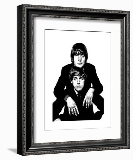 Lennon and McCartney-Emily Gray-Framed Premium Giclee Print