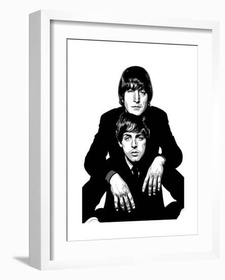 Lennon and McCartney-Emily Gray-Framed Premium Giclee Print