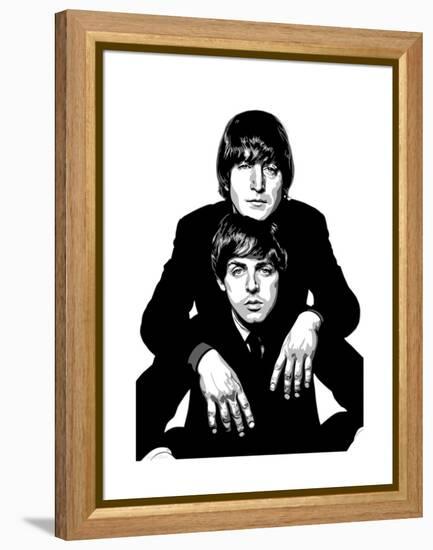 Lennon and McCartney-Emily Gray-Framed Premier Image Canvas