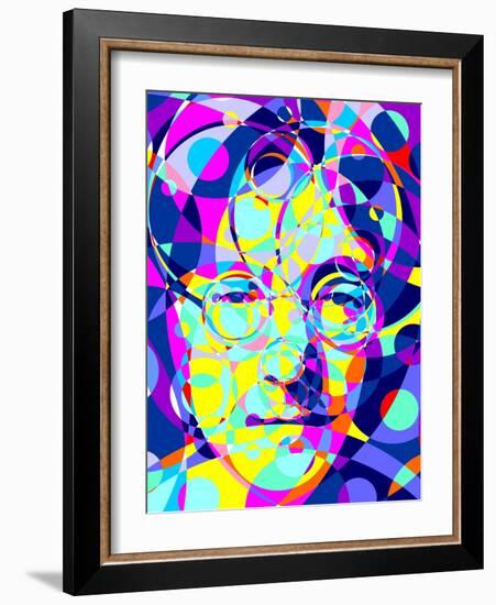 Lennon-Cristian Mielu-Framed Art Print