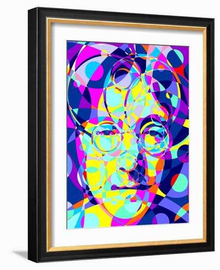 Lennon-Cristian Mielu-Framed Art Print