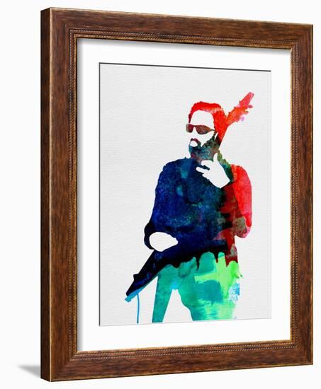 Lenny Watercolor-Lora Feldman-Framed Art Print