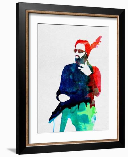 Lenny Watercolor-Lora Feldman-Framed Art Print