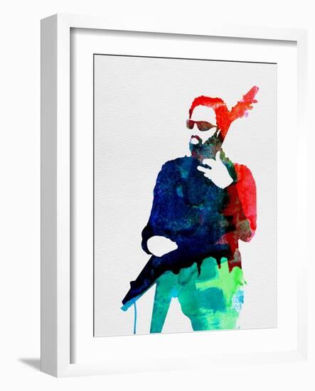 Lenny Watercolor-Lora Feldman-Framed Art Print