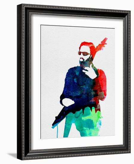 Lenny Watercolor-Lora Feldman-Framed Art Print