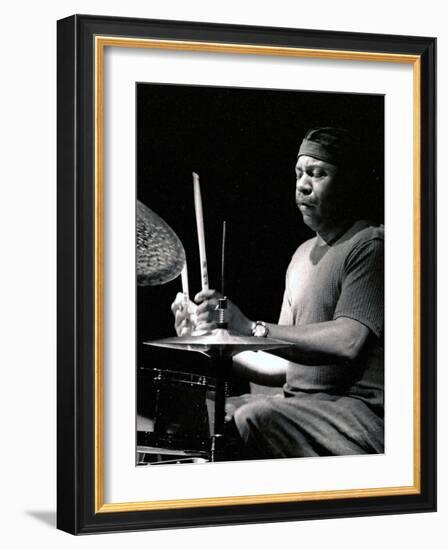 Lenny White, Ronnie Scotts, London, 2002-Brian O'Connor-Framed Photographic Print