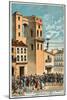 Lenormand Jumps from the Tower of the Montpellier Observatory, 1783, 19th Century-null-Mounted Giclee Print