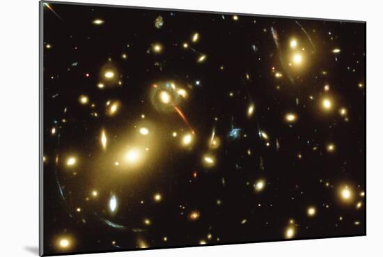 Lensed Galaxies-null-Mounted Photographic Print