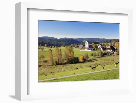 Lenzkirch-Saig, autumn, Black Forest, Baden-Wurttemberg, Germany-Markus Lange-Framed Photographic Print