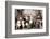 Leo Genn, Robert Taylor, Deborah Kerr, Peter Ustinov and Patricia Laffan around Mervyn LeRoy on the-null-Framed Photo