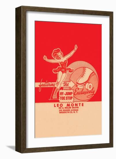 Leo Monte Ice & Roller Skates-null-Framed Art Print
