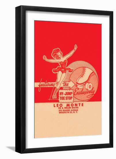 Leo Monte Ice & Roller Skates-null-Framed Art Print