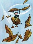 Flying Acorn - Jack and Jill, October 1954-Leo Politi-Giclee Print