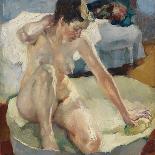 Au Bain II - in the Bath Ii, by Putz, Leo (1869-1940). Oil on Canvas, 1911. Private Collection-Leo Putz-Giclee Print