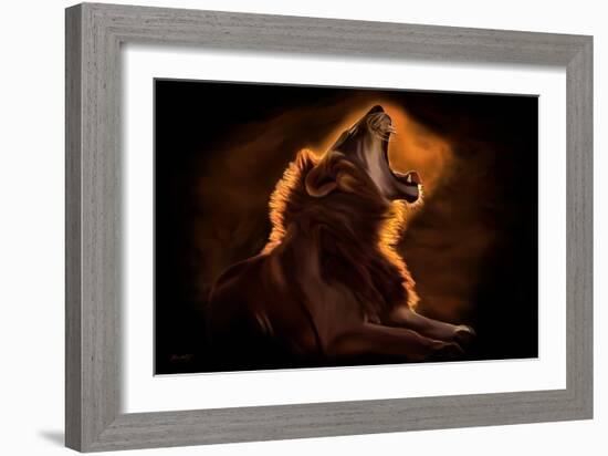 Leo Rougeoyant-Lord Amihere-Framed Giclee Print