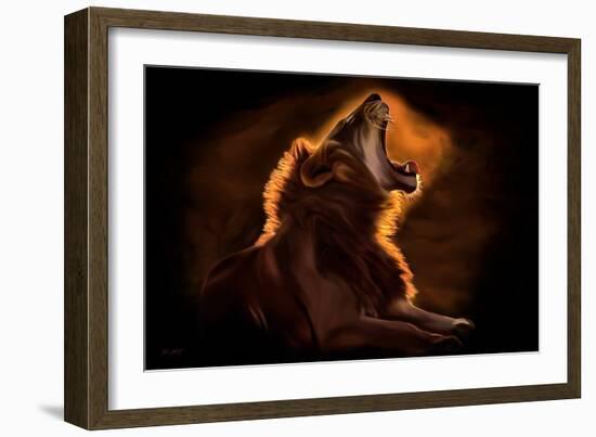 Leo Rougeoyant-Lord Amihere-Framed Giclee Print