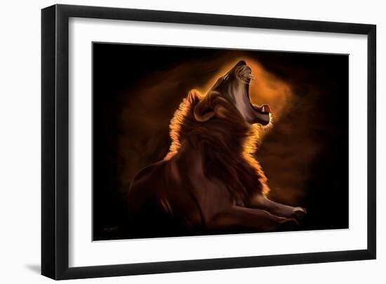 Leo Rougeoyant-Lord Amihere-Framed Giclee Print