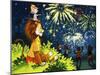 Leo the Friendly Lion-Virginio Livraghi-Mounted Giclee Print