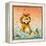 Leo the Friendly Lion-Virginio Livraghi-Framed Premier Image Canvas