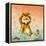 Leo the Friendly Lion-Virginio Livraghi-Framed Premier Image Canvas