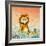 Leo the Friendly Lion-Virginio Livraghi-Framed Giclee Print