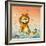 Leo the Friendly Lion-Virginio Livraghi-Framed Giclee Print