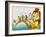 Leo the Friendly Lion-Virginio Livraghi-Framed Giclee Print