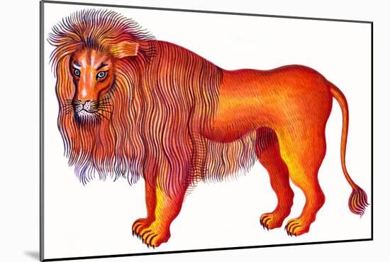 Leo the Lion, 1996-Jane Tattersfield-Mounted Giclee Print