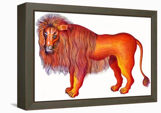 Leo the Lion, 1996-Jane Tattersfield-Framed Premier Image Canvas