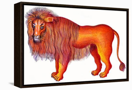 Leo the Lion, 1996-Jane Tattersfield-Framed Premier Image Canvas